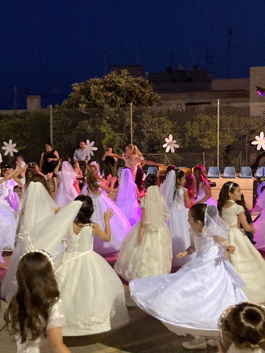 Disco Show with dance games for a Graduation party in Malta